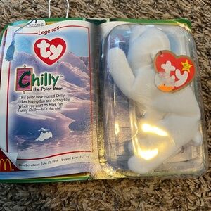 Vintage 2000 McDonald's ``Teenie Beanie Babies 2000'' TY - Legends - Chilly